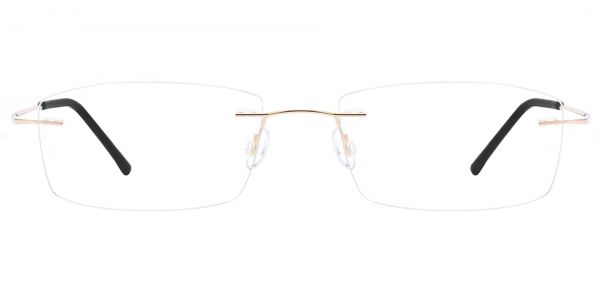 Bernard Rimless Prescription Glasses - Gold