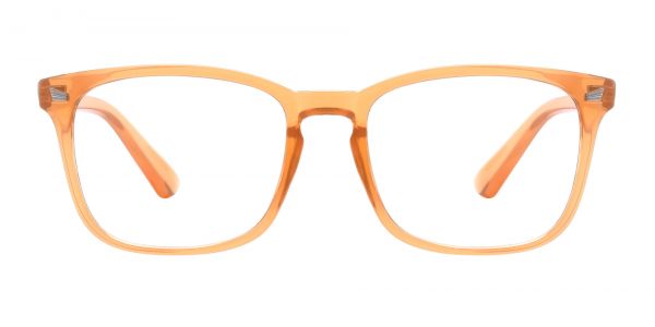 Rogan Square Prescription Glasses - Orange