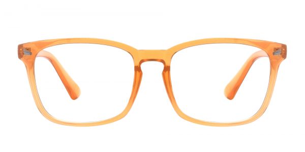 Zen Square Prescription Glasses - Orange