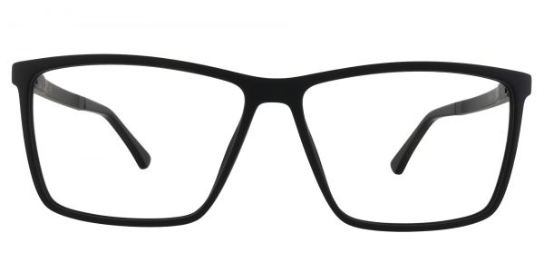Louie Square Prescription Glasses - Black