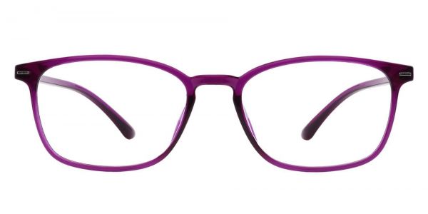 Cabo Rectangle Prescription Glasses - Purple
