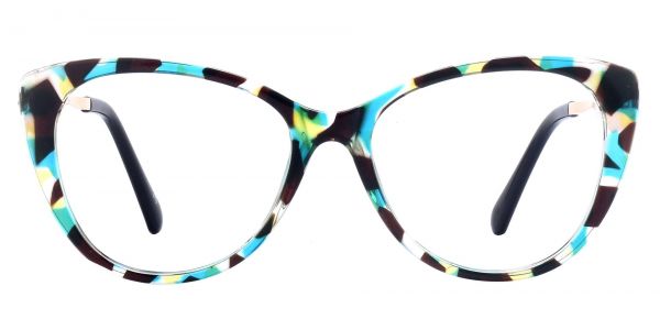 Roma Cat Eye Prescription Glasses - Two-tone/Multi Color