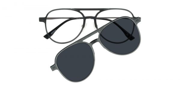 Draper Aviator Prescription Glasses - Gray