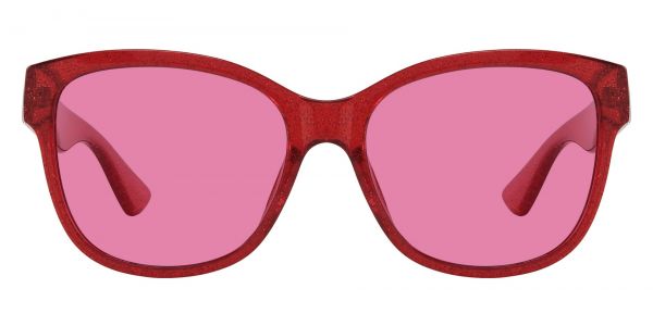 Lolita Square Prescription Glasses - Red