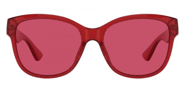 Lolita Square Prescription Glasses - Red