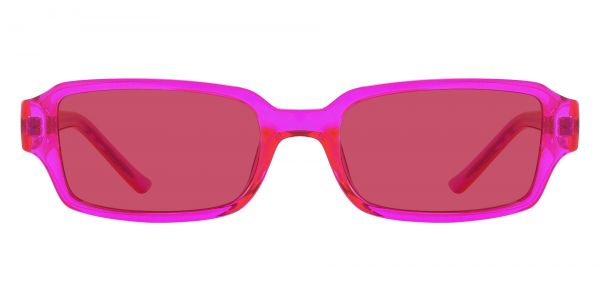 Maja Rectangle Prescription Glasses - Pink