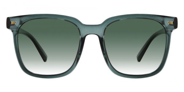 Charlie Square Prescription Glasses - Green