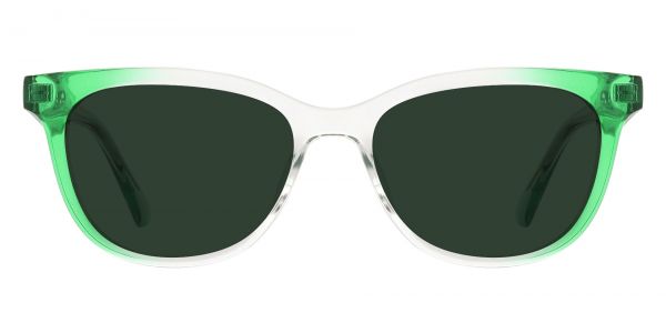Manon Square Prescription Glasses - Green