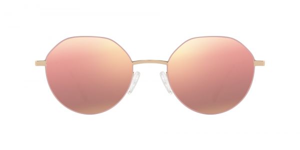 Kerry Geometric Prescription Glasses - Pink