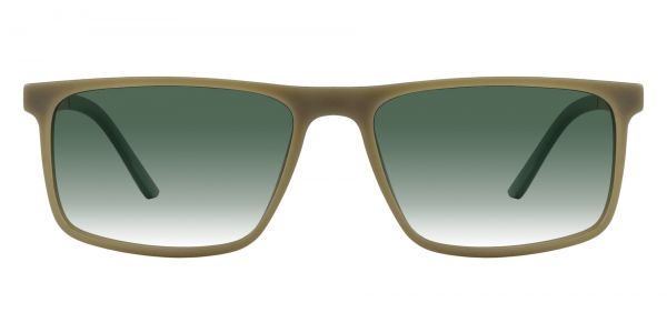 Sam Rectangle Prescription Glasses - Green