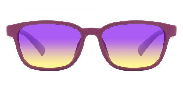 Aleksi Rectangle Prescription Glasses - Purple