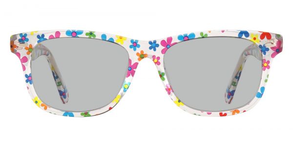 Kids Eureka Square Prescription Glasses - Floral
