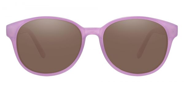 Allegra Oval Prescription Glasses - Purple-1