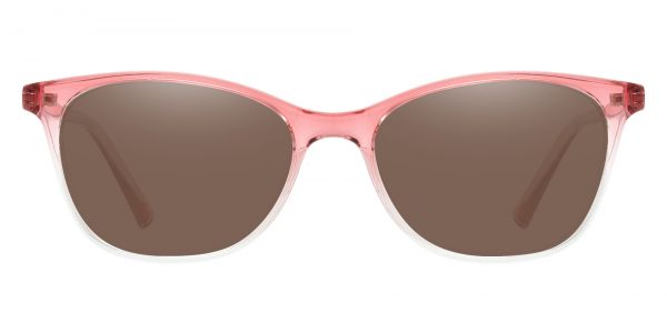 Sasha Classic Square Prescription Glasses - Pink-1