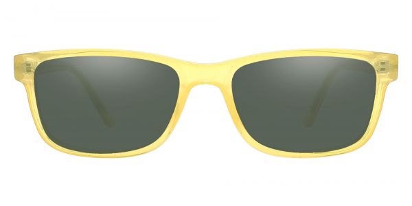 Cory Rectangle Prescription Glasses - Yellow-2