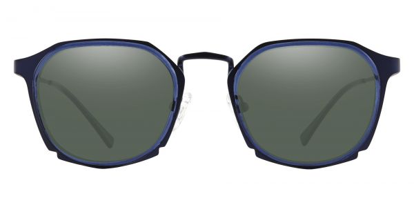 Powell Geometric Prescription Glasses - Blue-2