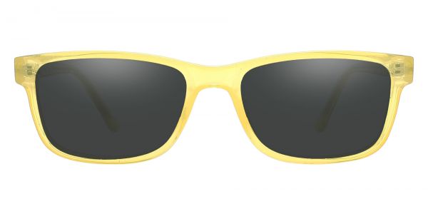 Cory Rectangle Prescription Glasses - Yellow