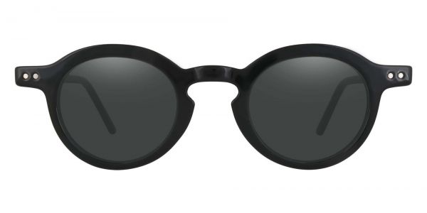 Alpha Round Prescription Glasses - Black