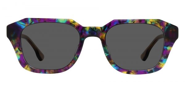 Waylon Rectangle Prescription Glasses - Floral