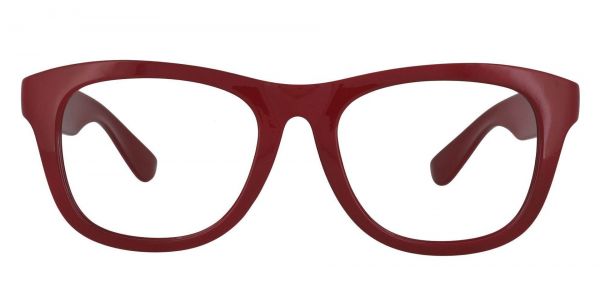 Safiya Geometric Prescription Glasses - Red, Women's Eyeglasses