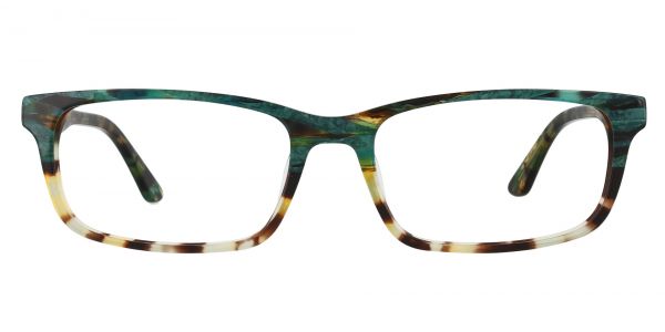 Ennis Rectangle Prescription Glasses - Floral