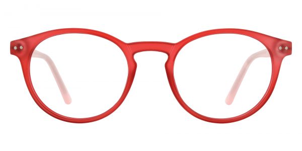 Harmony Oval Prescription Glasses - Red