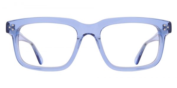 Geary Rectangle Prescription Glasses - Blue