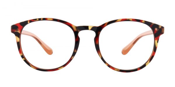 Clarita Oval Prescription Glasses - Red