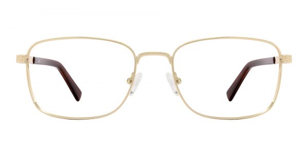 Prospect Rectangle Prescription Glasses - Gold