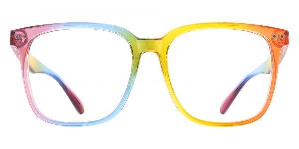 Peabody Square Prescription Glasses - Two-tone/Multi Color