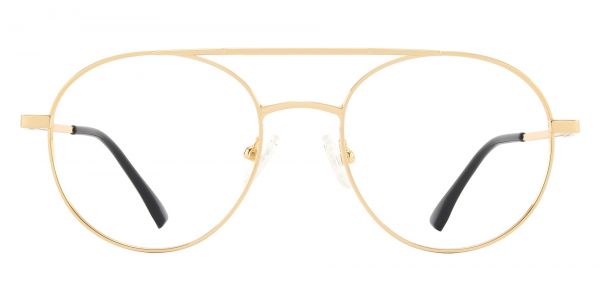 Cresson Aviator Prescription Glasses - Gold