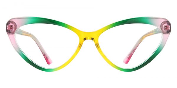 Avonlea Cat Eye Prescription Glasses - Two-tone/Multi Color