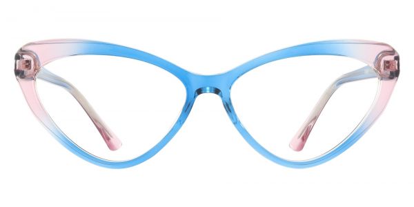 Avonlea Cat Eye Prescription Glasses - Blue