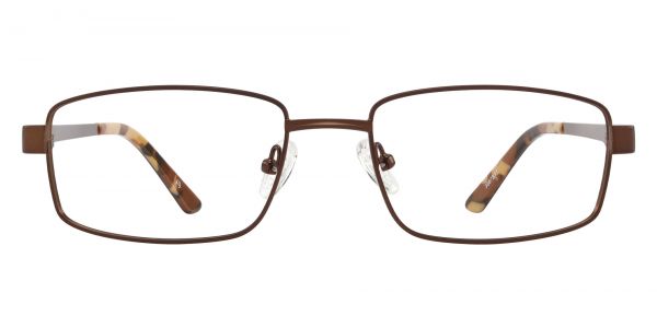 Horace Rectangle Prescription Glasses - Brown