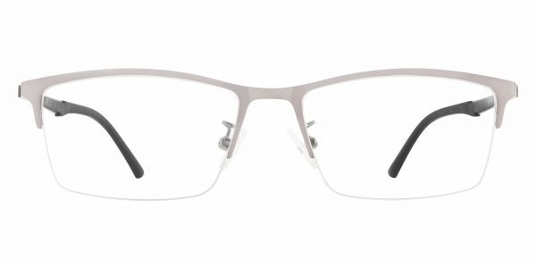 Beaufort Rectangle Prescription Glasses - Silver
