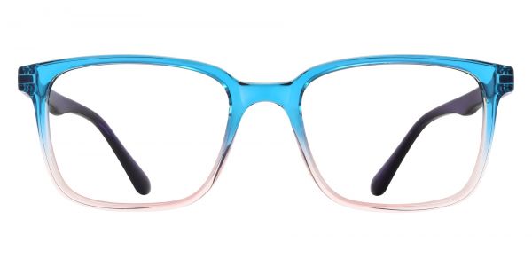 Chester Rectangle Prescription Glasses - Blue