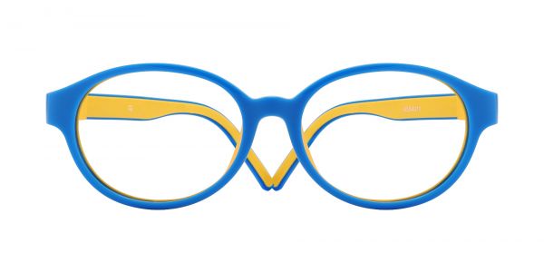 Sweeny Oval Prescription Glasses - Blue