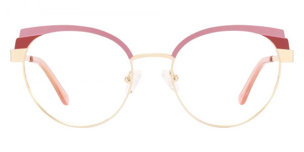Louise Browline Prescription Glasses - Pink