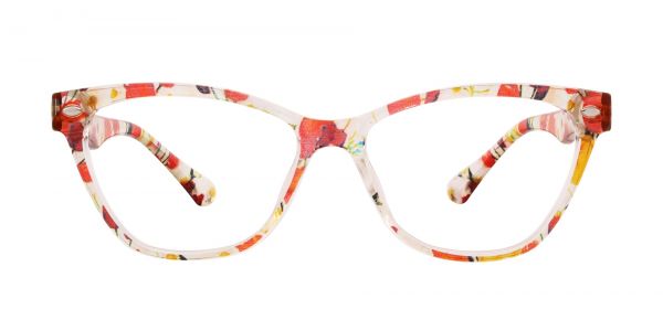 Alexandria Cat Eye Prescription Glasses - Two-tone/Multi Color