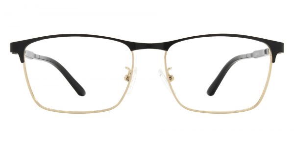 Trent Browline Prescription Glasses - Gold