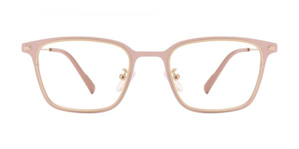 Castor Rectangle Prescription Glasses - Pink