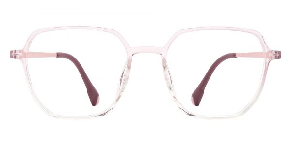 Sophia Geometric Prescription Glasses - Pink