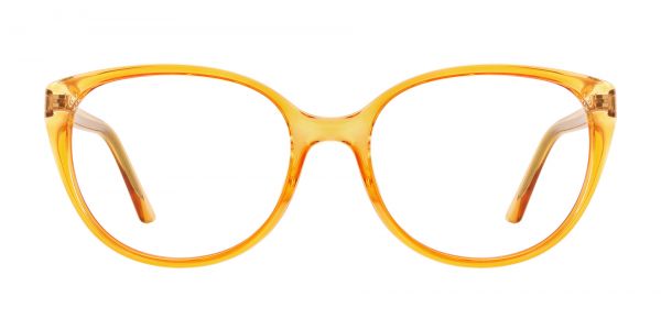 Polly Oval Prescription Glasses - Yellow