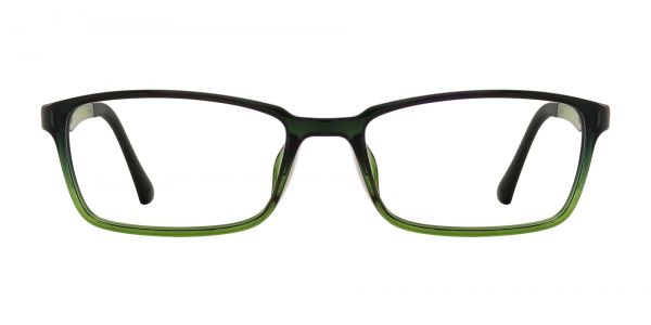 San Dimas Rectangle Prescription Glasses - Green