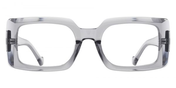 Eunice Rectangle Prescription Glasses - Gray