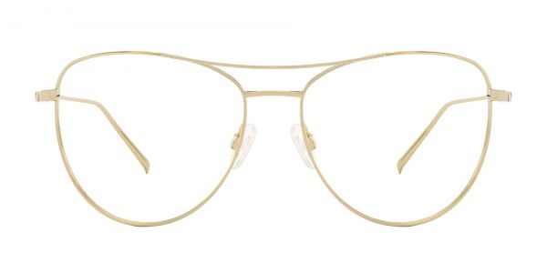 Gellar Aviator Prescription Glasses - Gold