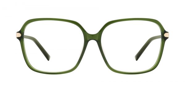 Brewer Square Prescription Glasses - Green