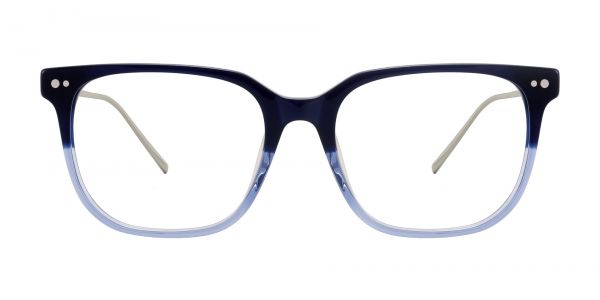 Hogan Rectangle Prescription Glasses - Blue