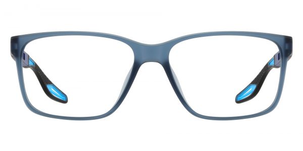 Nathan Rectangle Prescription Glasses - Blue