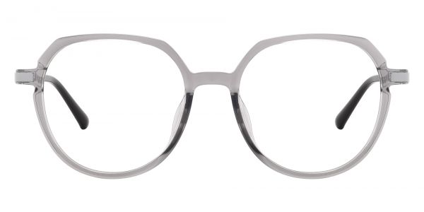 Maleeta Geometric Prescription Glasses - Gray